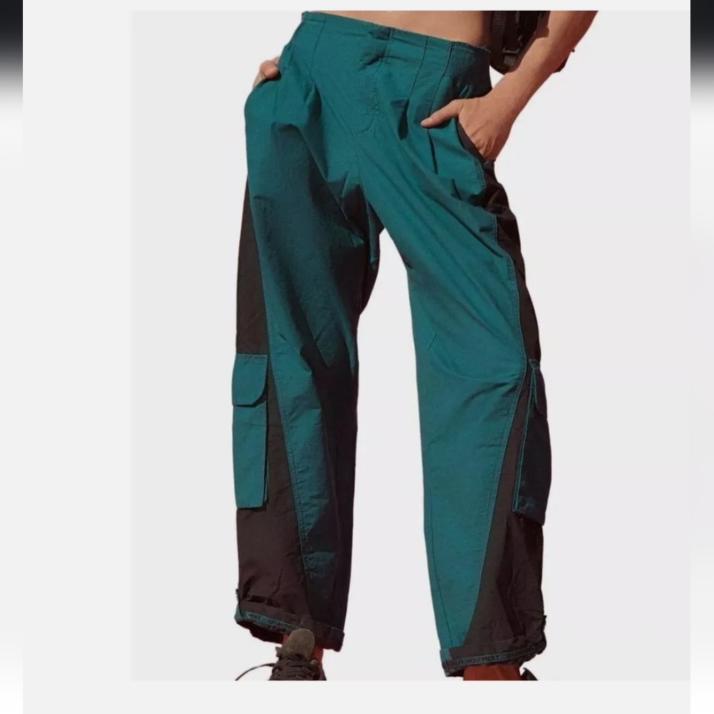 Nwot Free people mesmerize me  color block small. Teal/black